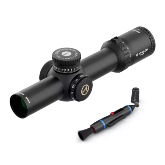 Athlon Ares ETR 1-10x24 UHD Riflescope ATMR2 FFP IR MOA Reticle w/ Cleaning Pen