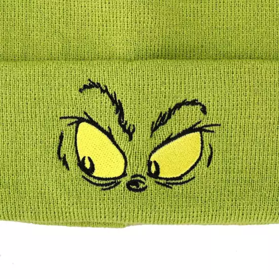 Dr. Seuss The Grinch Big Face Cuff Beanie