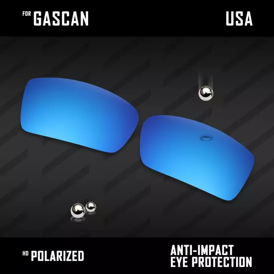 Anti Scratch Polarized Replacement Lenses for-Oakley Gascan OO9014 Options