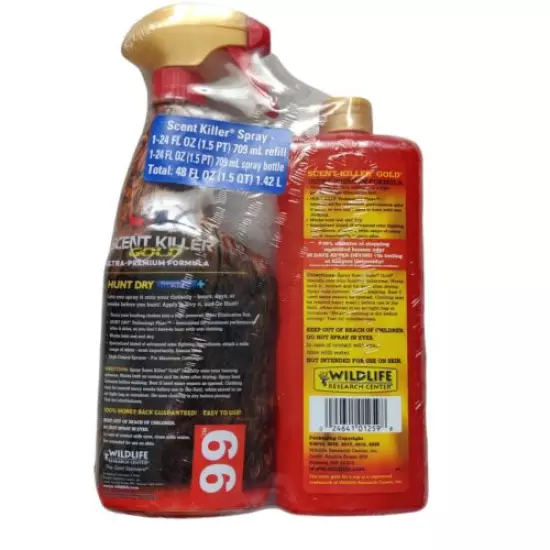 Scent Killer 1259 Wildlife Research Gold 24/24 Combo, 48 oz.