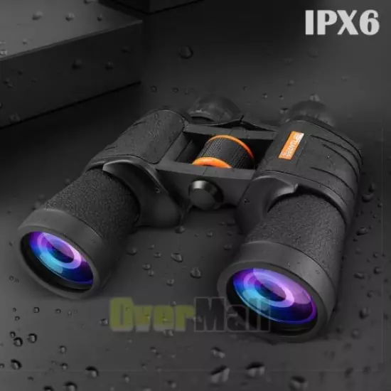 20x50 Binoculars with Night Vision Auto Focus BAK4 High Power Waterproof+Holder