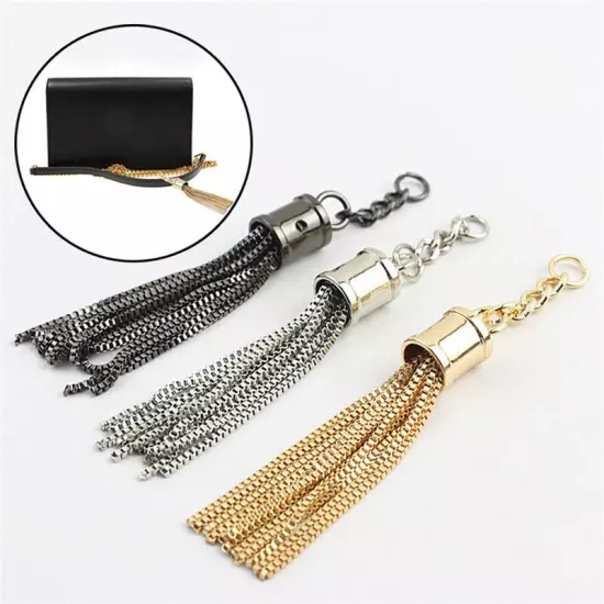 Bag Pendant Tassel Bag Decor Tassel Keychain DIY Metal Handbag Accessories