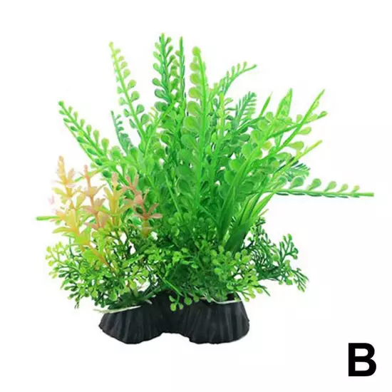 Artificial Underwater Plants Aquarium Water Plant Fish Tank Landscape Deco NEW~