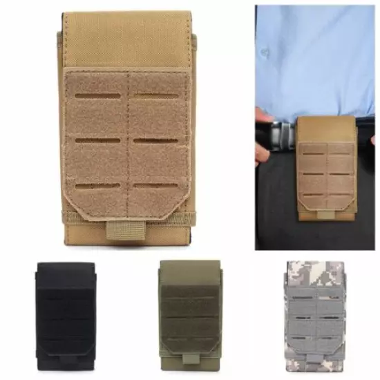 Tactical Molle Pouch Phone Pouch Mens Waist Bag EDC Belt Bag for Outdoor Camping