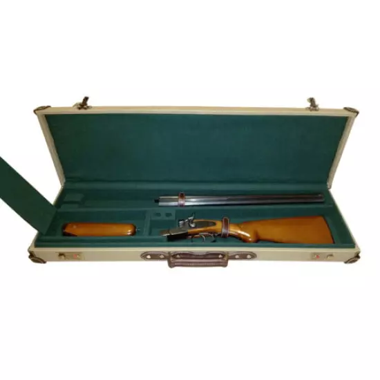 Tourbon Canvas Leather Shotgun Box Gun Safe Hard Case Locked Weapon Storage USA