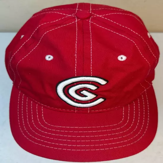 Cleveland Golf Strapback Hat Cap Red/White Logo One Size