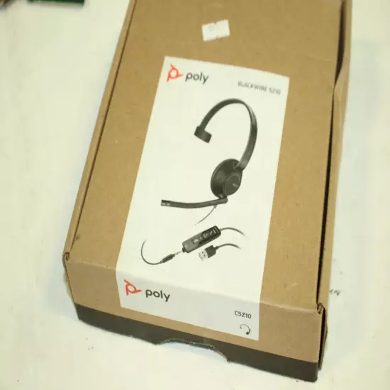 Plantronics Poly Blackwire 5210 C5210 USB Wired Headset