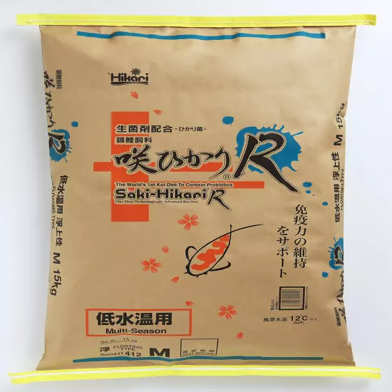 Saki-Hikari R Multi Season M Maintaining immunity FLOATING Koi Food 33 lbs 15kg