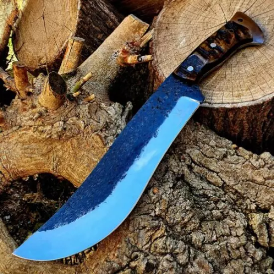 42 cm ''COLD BLUE 80 CRV 2" FORGED HUNTER'S BEAUTIFULLY FORGED SURVIVAL CHOPPER