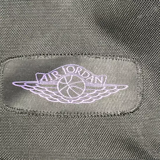 Vintage Air jordan duffle bag Black Purple Logo Shoulder Strap Basketball Sports