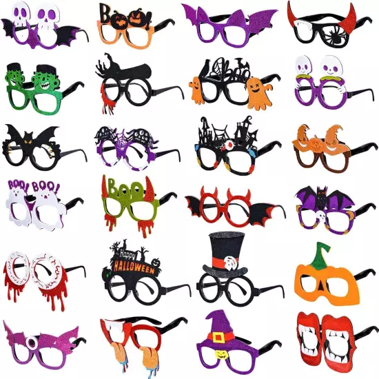 Garma 24 Pcs Halloween Glasses for Kids, Party Favors Plastic... 