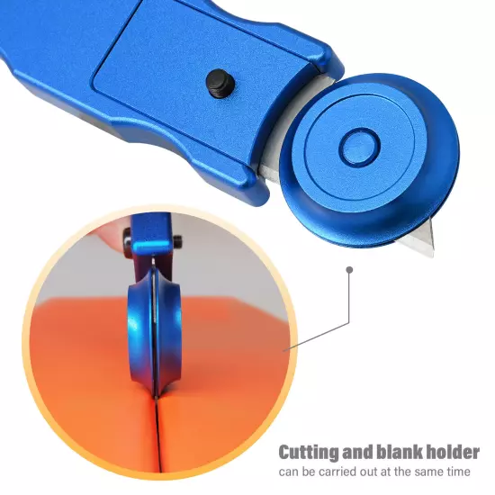 Blank Holder Vinyl Cutter Knife, Car Door Sticker Gap Cutting Tool Metal Blades