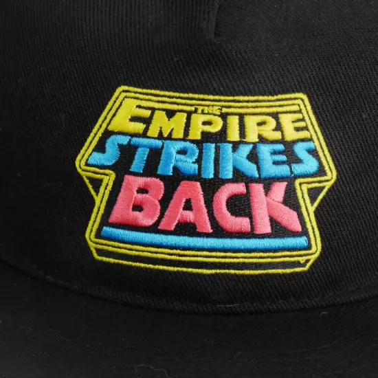 The Empire Strikes Back 40th Anniversary Ball Cap Black Embroidered Snapback