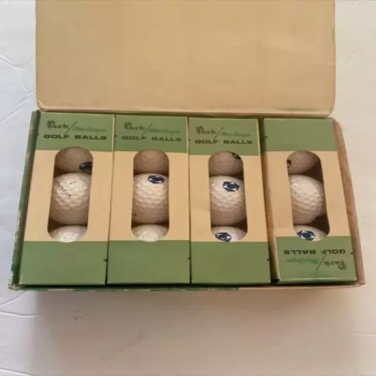 Vintage “Park Macgregor “4 New Boxes. 12 Golf Balls