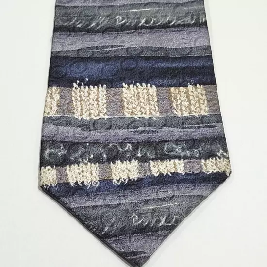 Pierre Cardin Winter Blues Colors All Business Handsome Blue SILK Logo Necktie