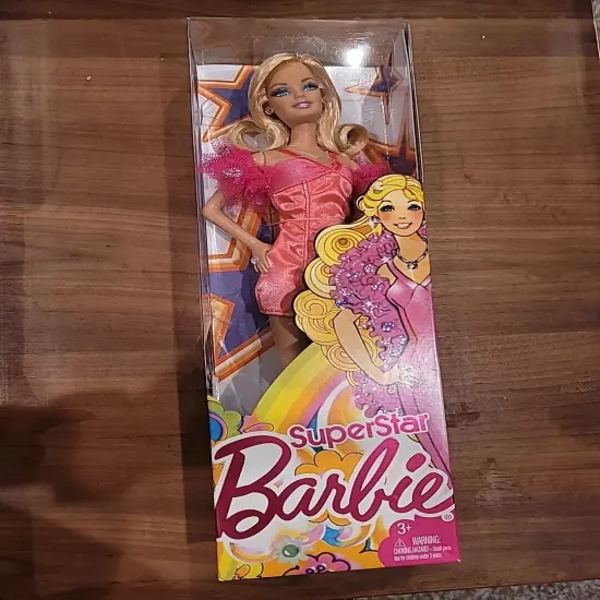 2009 SUPERSTAR BARBIE DOLL NRFB NEW Blonde THEN (1977) & NOW Remake GLAM