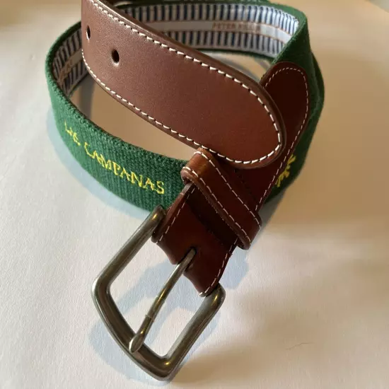 PETER MILLAR- Woven/Embroidered Golf Belt-38-Las Campanas-Sante Fe NM Course