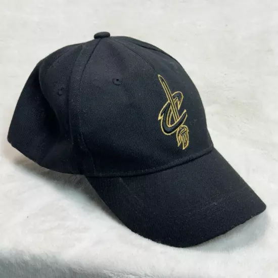 Cleveland Cavaliers NBA Snapback Black w Embroidered Gold Logo Miller Adult Size