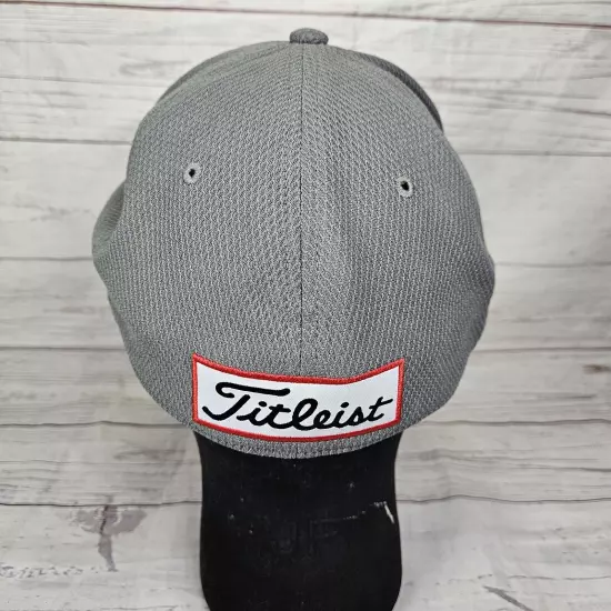 Titleist Pro V1 Hat Cap Size L/ XL FJ FootJoy Gray Golf Cap A-Flex Stretch Fit