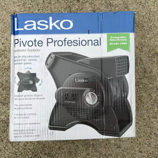 Lasko High Velocity Pro Pivoting Utility Fan (U12104)