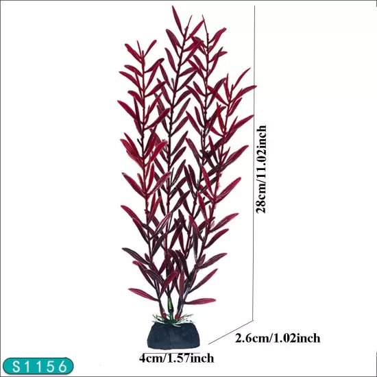 Artificial Fake Plastic Water Grass Plants Decoration For Aquarium Fish Tank