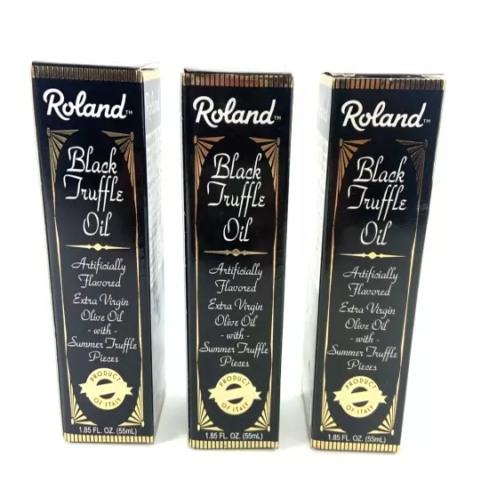 3 Pack Roland Black Truffle Oil 1.85 oz each