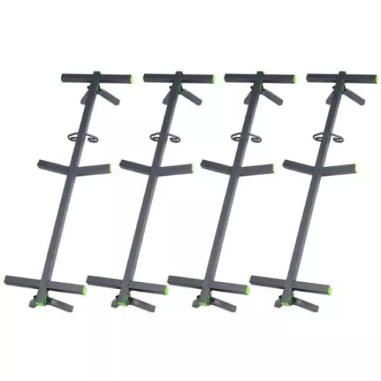 4-Pack Hunting Tree Climbing Sticks w/ Adjustable Woven Straps & Steel Ladder