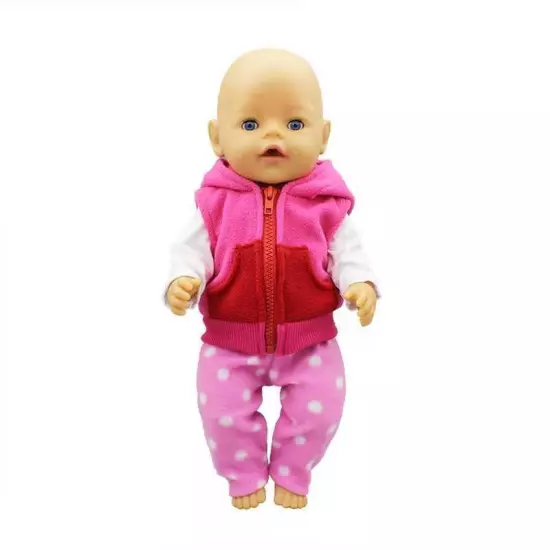 Newborn Baby Clothes 3PCS/Set Dolls Outfit for 14~16 inch Reborn Boy&Girl Dolls