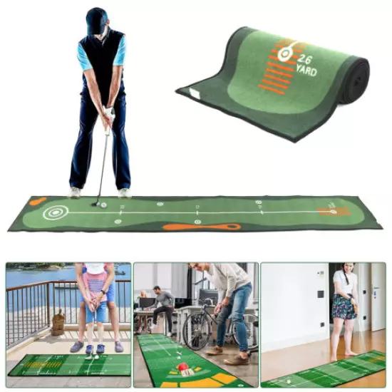  Putting Mat Indoor Exerciser Putting Cushion Green Fairway Practice Pads