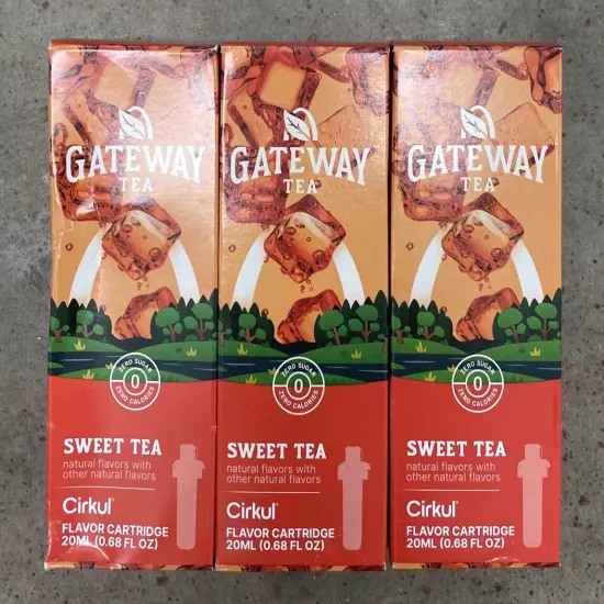 (3 Pack) Sweet Tea Cirkul GoSip Flavor Cartridges