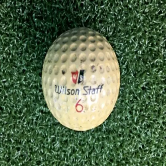 Wilson Staff #6 1960's Vintage Golf Ball / mm1057