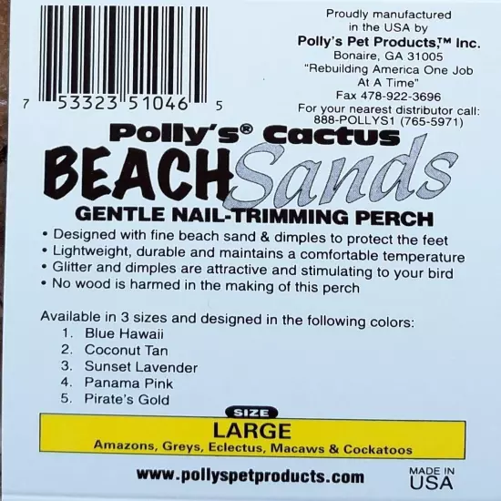 Beach Sands Bird Perch, Large