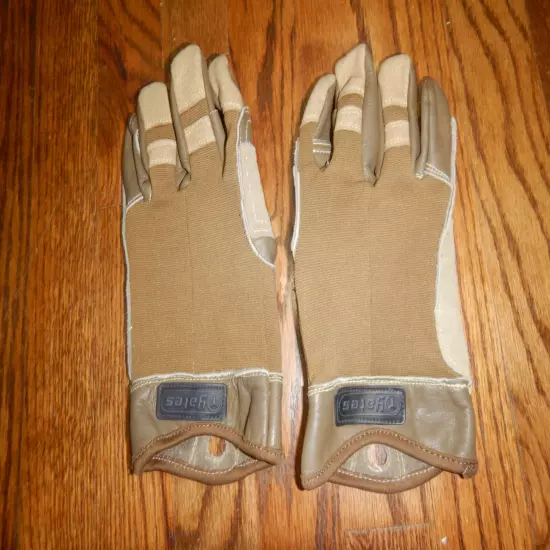 Yates Tactical Rappel FAST Rope Gloves * Coyote Brown * LARGE 8" Leather