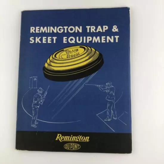 REMINGTON ARMS Trap Skeet Folder & Catalog & Trap House Building Prints