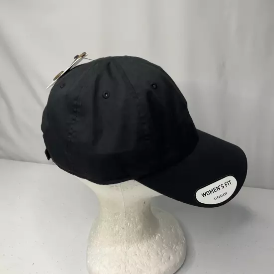 Adidas Hat Baseball Cap Aeroready One Size Adjustable Women Black White Logo NWT