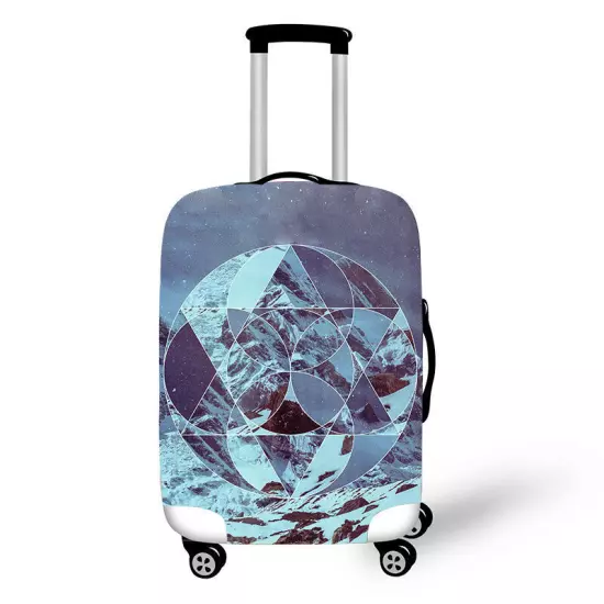 Colorful Luggage Suitcase Protector Cover Elastic Anti- Dust Scratch Case Bag