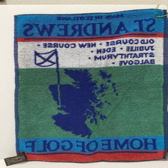  Vintage ST. ANDREWS Golf Towel : Old & New Course, Jubilee & Eden