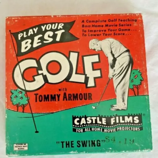 8MM Play Your Best Golf With Tommy Armour "The Swing" No.1103 Instruction