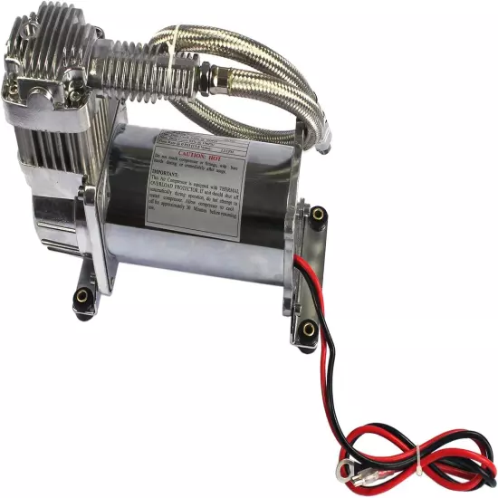 New 12 Volt Dual Chrome 440C 200 PSI Air Compressor Kit 440C