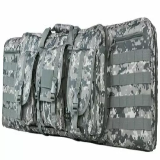 VISM Double Carbine Case 36" Dual Rifle Range Bag Shooting Hunting Tactical ACU-