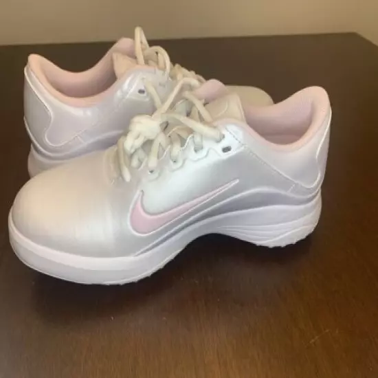 Nike Vapor Women Golf Shoes White Pink Foam AQ2324-101 Size 10.5