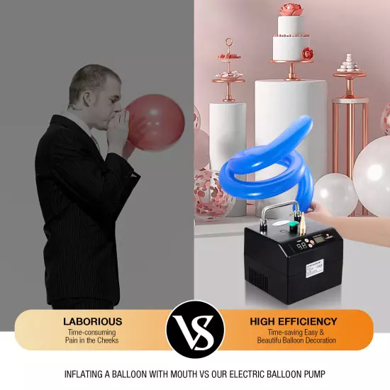 B231 Black Lagenda Electric Balloon Pump Balloon Inflator Air Blower Party