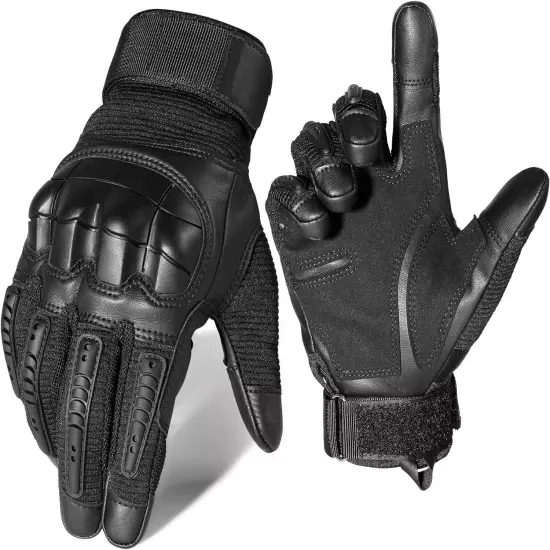 Men's Touch Screen Full Finger Outdoor Cycling Sports Military Tactical Gloves