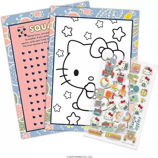 Hello Kitty 32 Page Puffy Sticker Activity Pad, Bendon 57976 Multicolor 