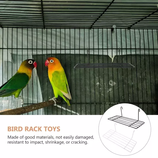 balacoo 4 pcs Toys Stand Wire Conure A Cage Accessories Training Pen Househol...