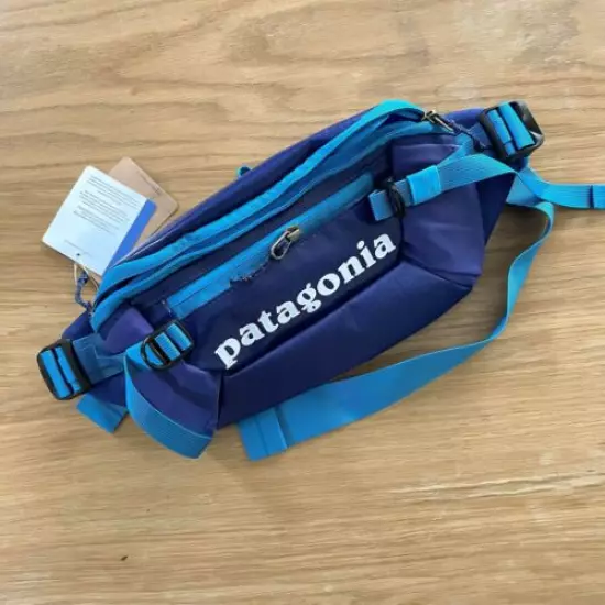 $59 NWT Patagonia Black Hole Waist Pack 5l Cross Body Hip Bag Hiking Travel