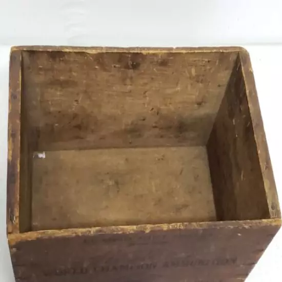 Western CARTRIDGE CO. EAST VINTAGE 12 Ga Wood Ammo Box 