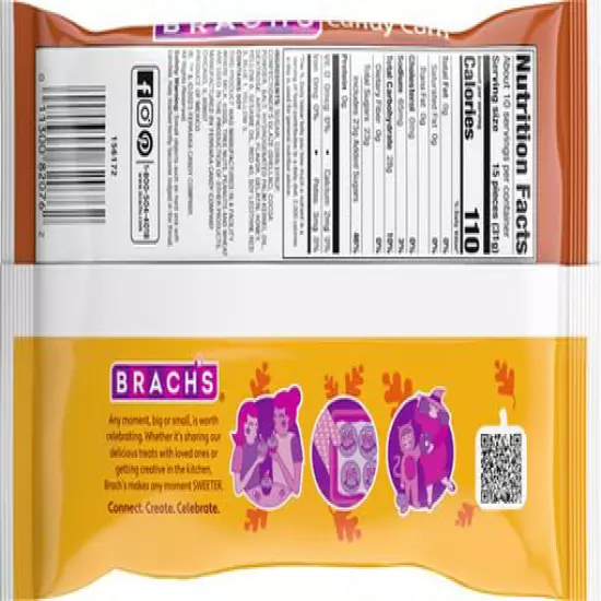 Brachs Indian Candy Corn 11 oz Bag Pack of 2 Sweet Treats