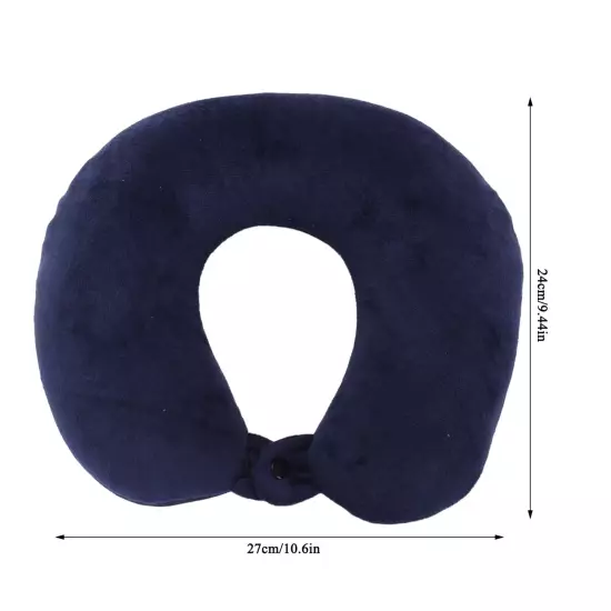 Travel Pillow Memory Foam-Head Neck Support Airplane Pillow For Traveling, Car