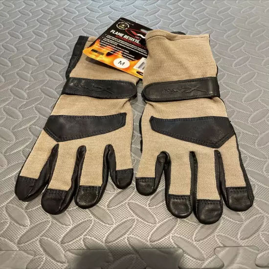 Wiley X Orion Foliage Brown NAVAIR Flight Gloves Medium Flyer Pilot G301ME